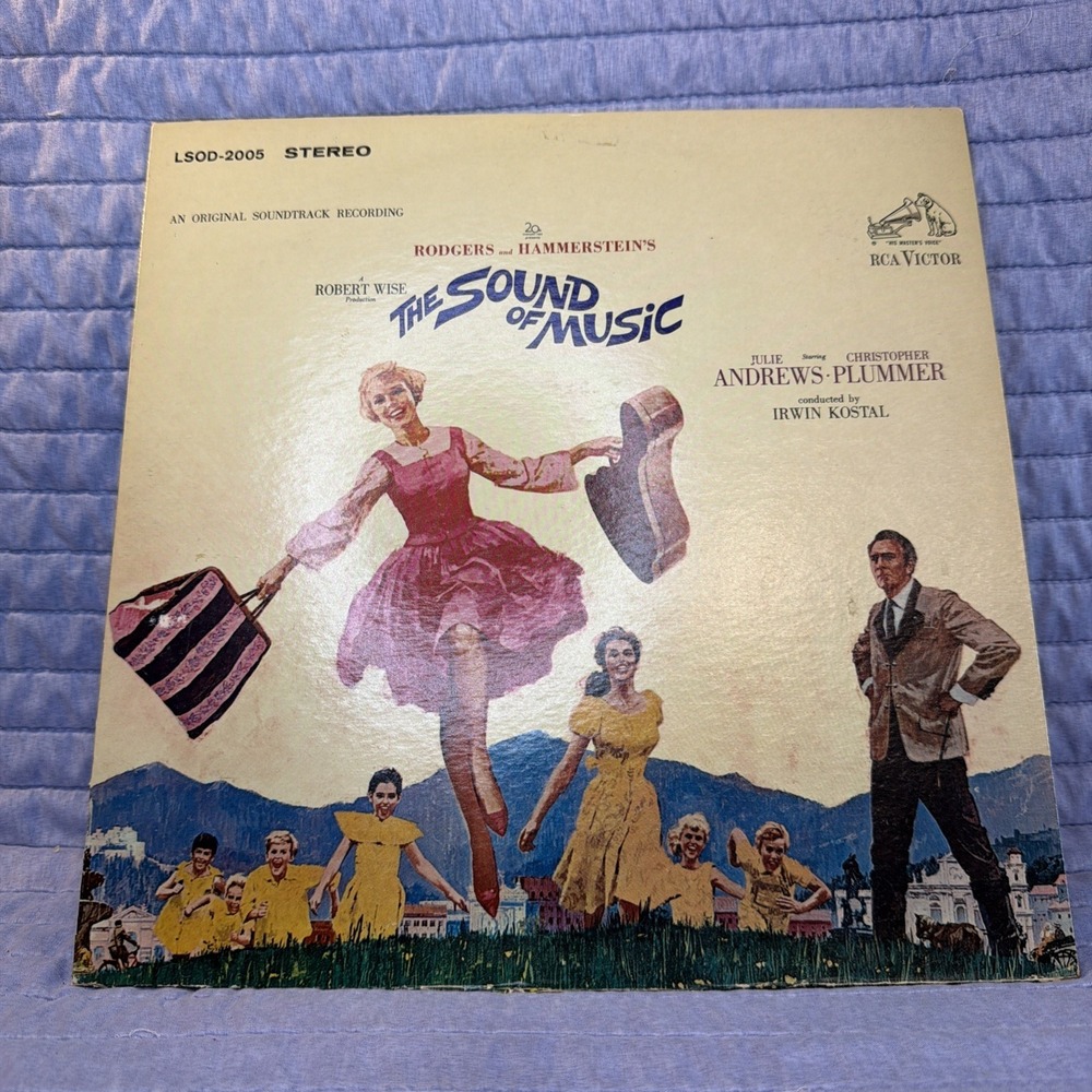The Sound of Music LP RCA Victor LSOD-2005 1965 Soundtrack Stereo Vinyl